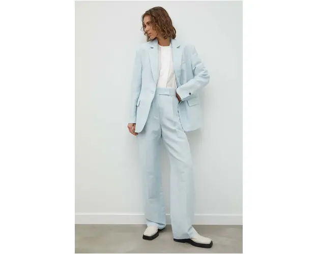 Day Birger et Mikkelsen pantaloni din in drept, high waist