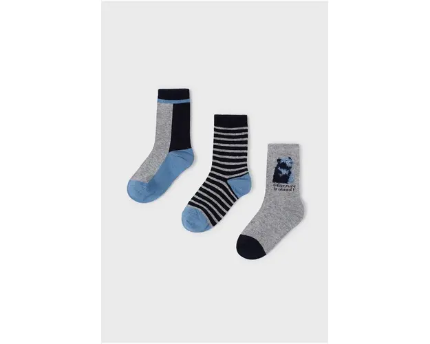 Mayoral sosete copii 3-pack culoarea gri