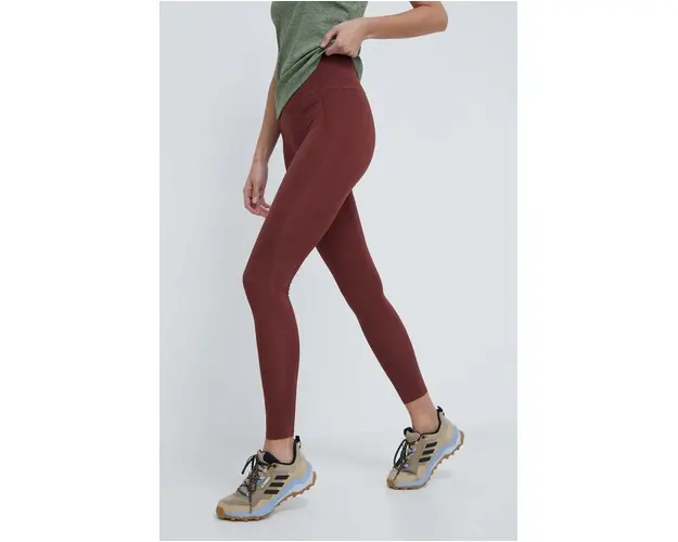 Columbia colanti sport Boundless Trek femei, culoarea bordo, cu model 2033514