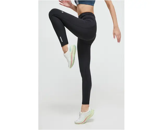 adidas Performance leggins de alergare Ultimate culoarea negru, cu imprimeu