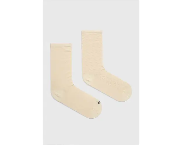 BOSS sosete 2-pack femei, culoarea bej 50502105