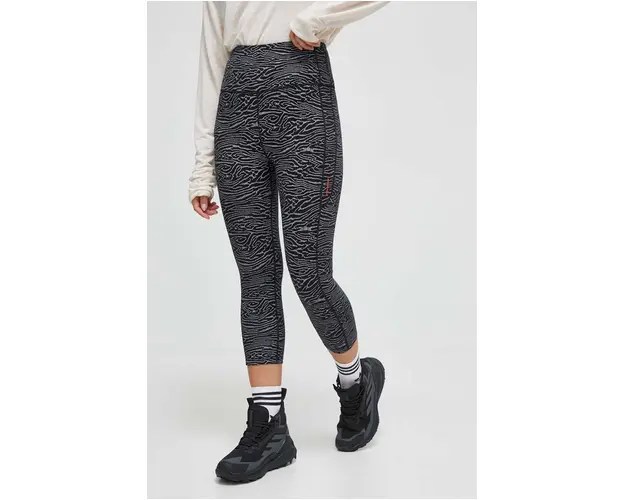 Icebreaker leggins sport Fastray femei, culoarea negru, modelator