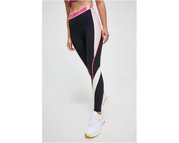 P.E Nation leggins de antrenament Overland culoarea negru, modelator