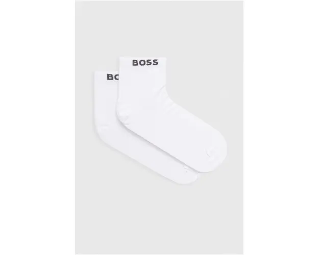 BOSS sosete 2-pack barbati, culoarea alb 50491208