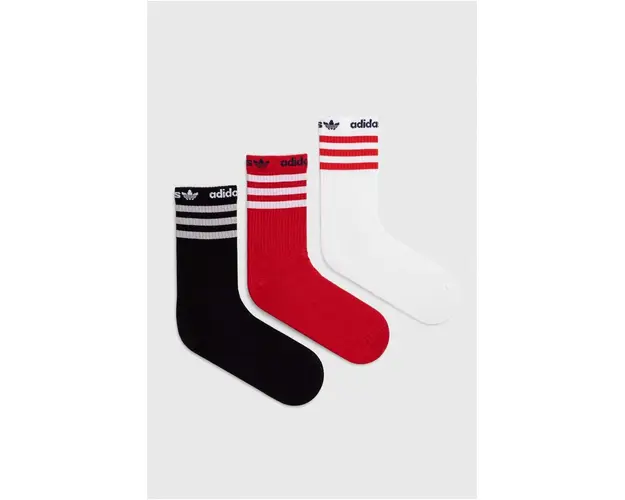 adidas Originals sosete 3-pack culoarea negru