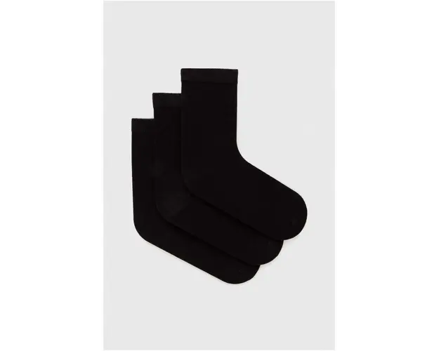 United Colors of Benetton sosete 3-pack culoarea negru