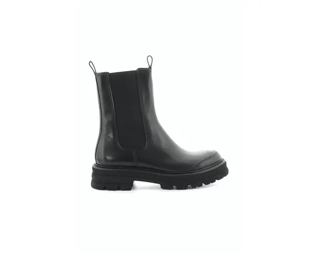Kennel & Schmenger ghete chelsea de piele Blast femei, culoarea negru, cu toc plat, 21-26010.720