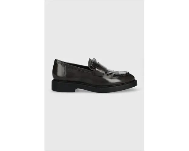 Vagabond Shoemakers mocasini de piele ALEX W femei, culoarea negru, cu toc plat, 5148.004.18
