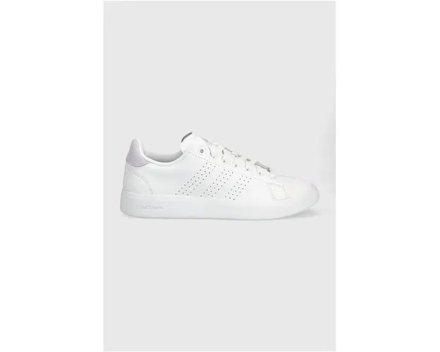 adidas sneakers din piele ADVANTAGE PREMIUM culoarea alb