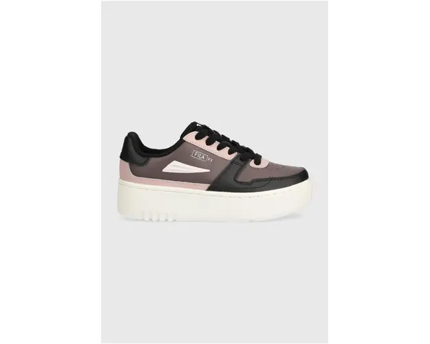 Fila sneakers din piele FXVENTUNO PLATFORM culoarea violet