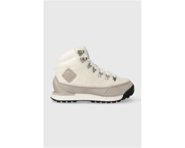 The North Face pantofi Back-To-Berkeley IV High Pile femei, culoarea alb