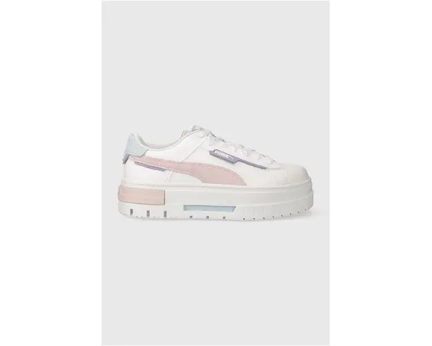 Puma sneakers Mayze Crashed Wns culoarea alb 392495