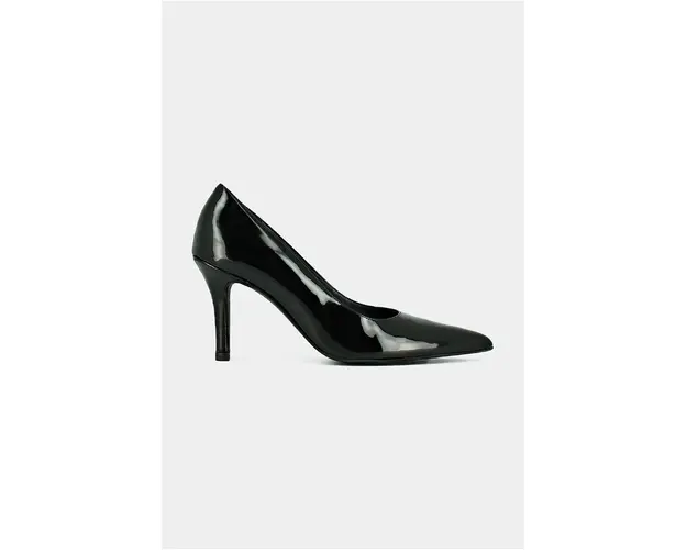 Jonak stilettos de piele DINERO CUIR VERNIS culoarea negru, 3300240