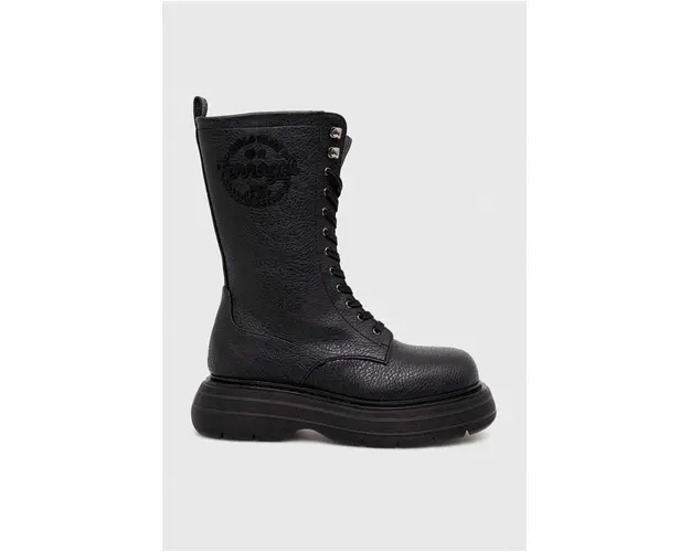 Chiara Ferragni bocanci femei, culoarea negru, cu platforma, CF3251_001
