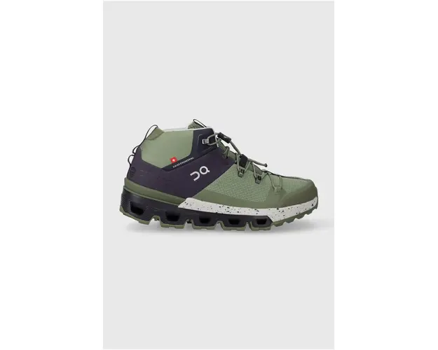 On-running pantofi CLOUDTRAX femei, culoarea verde