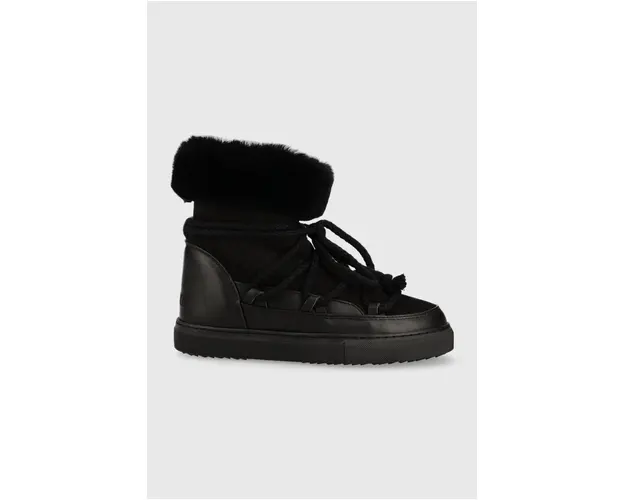 Inuikii bocanci de piele CLASSIC HIGH culoarea negru, 75207-005