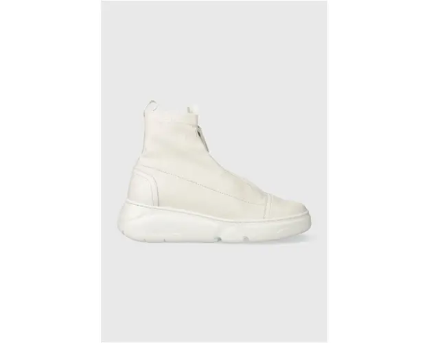 AGL sneakers din piele ELENA culoarea alb, D938517PGK06891012