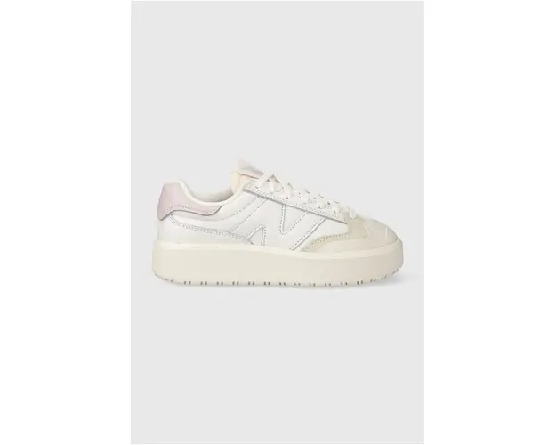 New Balance sneakers din piele CT302SP culoarea alb