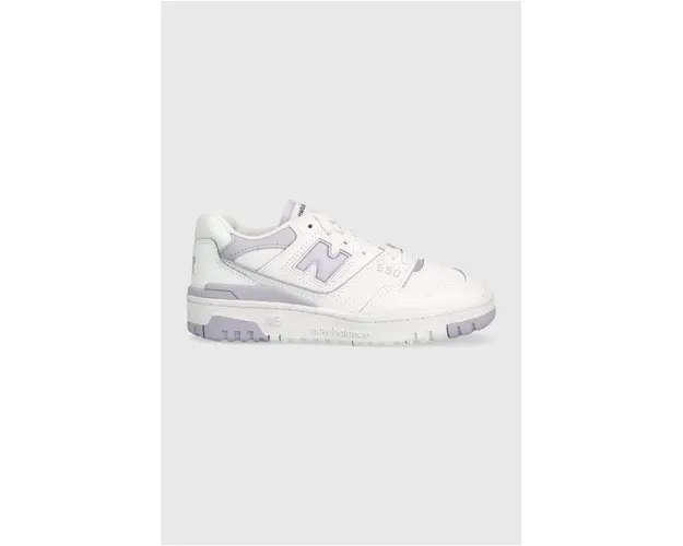 New Balance sneakers din piele BBW550BV culoarea alb