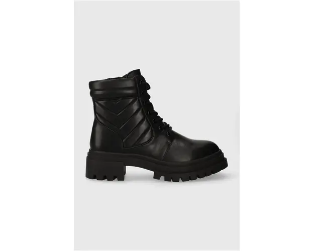 Aldo bocanci Lolita femei, culoarea negru, cu platforma, 13640273.Lolita