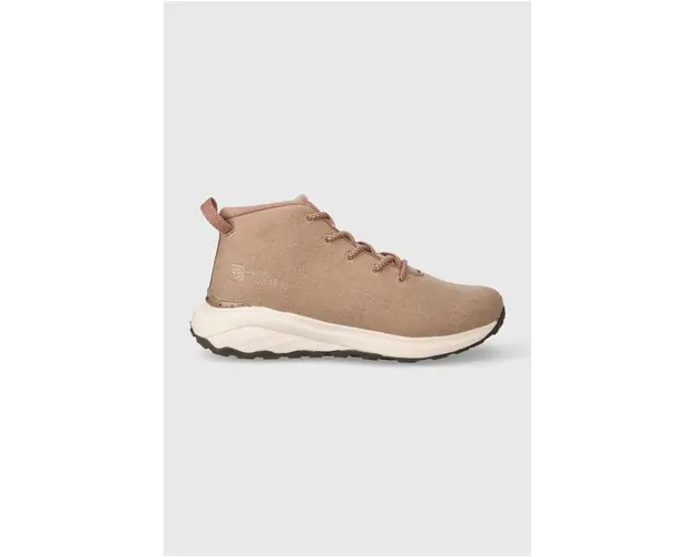 Jack Wolfskin pantofi Campfire Wool Mid femei, culoarea maro