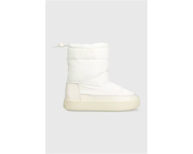 Tommy Jeans cizme de iarna TJW WINTER BOOT culoarea alb, EN0EN02252
