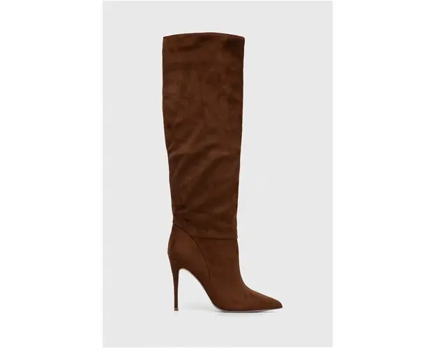 Steve Madden cizme Darian femei, culoarea maro, cu toc cui, SM11002162