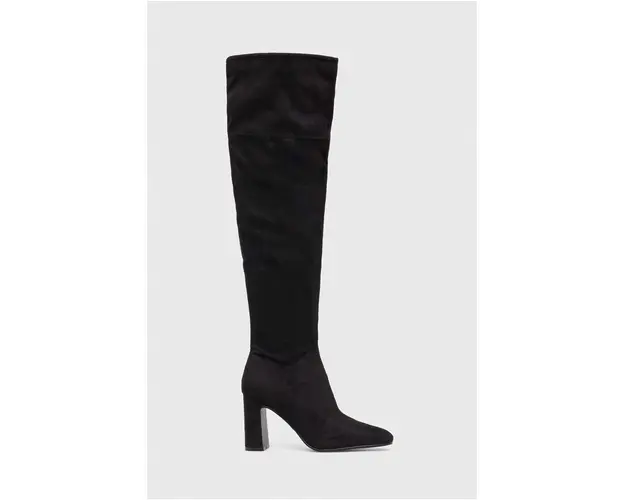 Steve Madden cizme Somerville femei, culoarea negru, cu toc drept, SM19000041