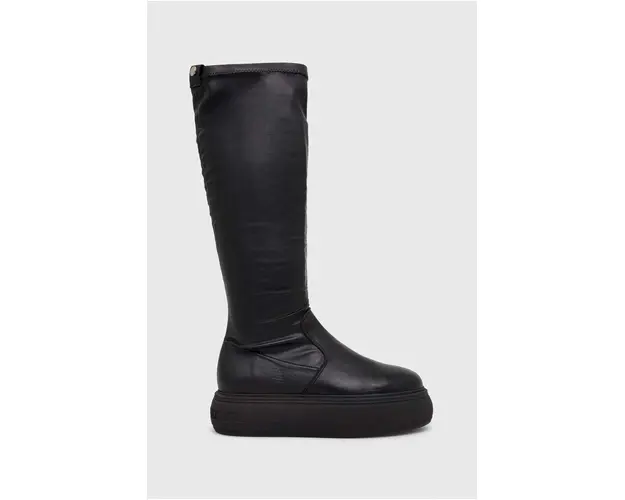 Steve Madden cizme Heavenly femei, culoarea negru, cu platforma, izolare usoara, SM11002725