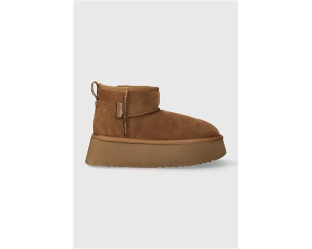 Steve Madden cizme de zapada din piele intoarsa Campfire culoarea maro, SM11002737