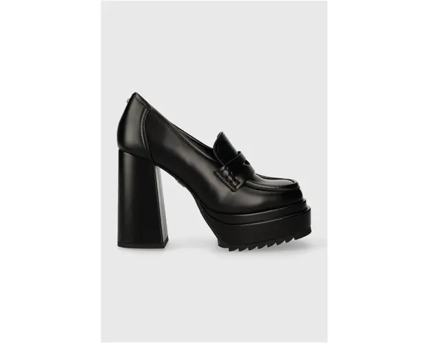 Buffalo pumps May W Loafer culoarea negru, cu toc drept, 1291465