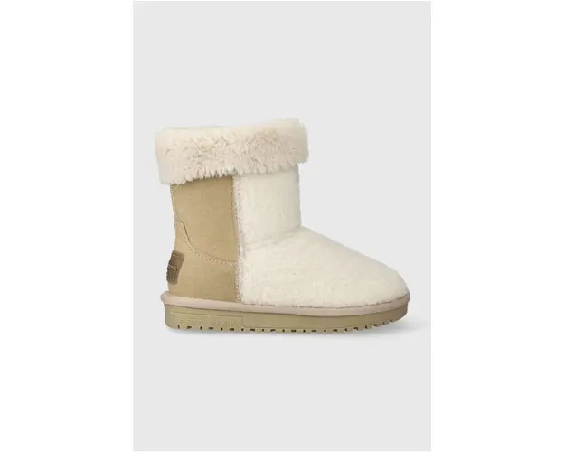 Pepe Jeans cizme de iarna pentru copii culoarea bej