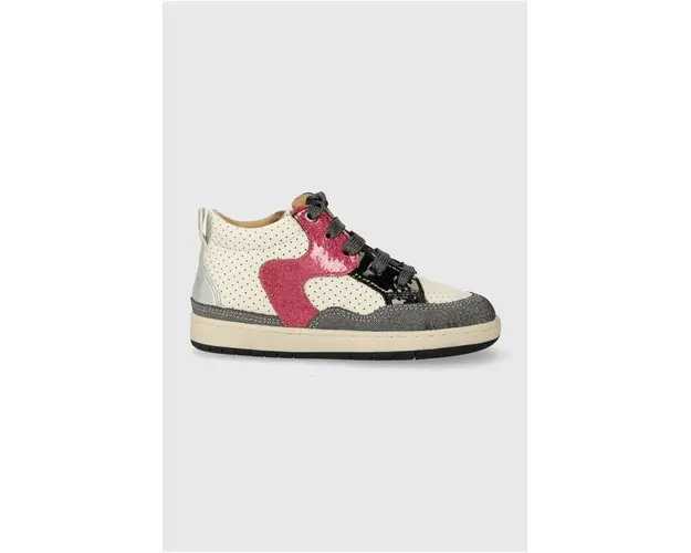 Shoo Pom incaltaminte din piele pentru copii culoarea roz