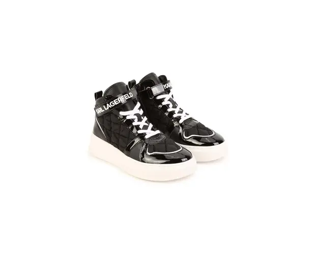 Karl Lagerfeld sneakers pentru copii culoarea negru