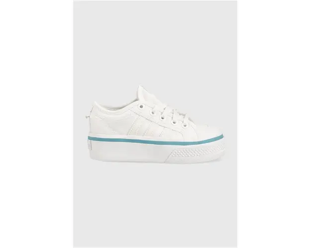 adidas Originals tenisi copii NIZZA PLATFORM C culoarea alb