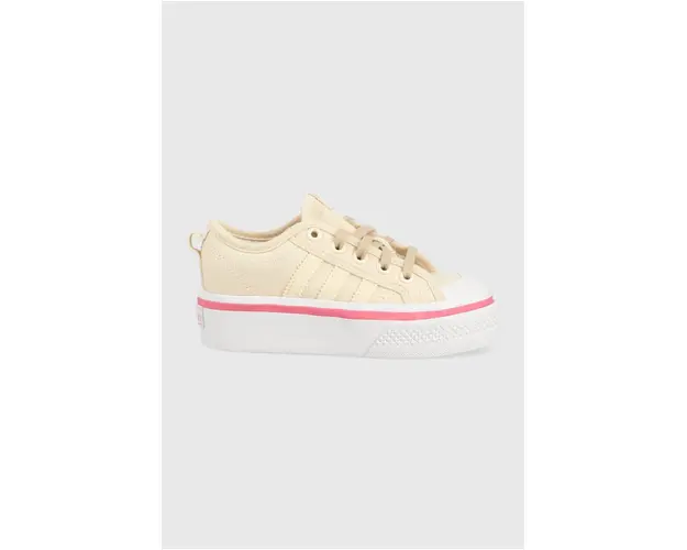 adidas Originals tenisi copii NIZZA PLATFORM C culoarea bej
