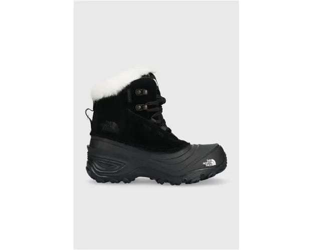 The North Face cizme de iarna pentru copii Y SHELLISTA V LACE WP culoarea negru
