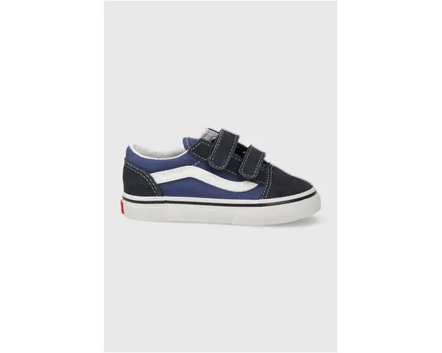 Vans tenisi copii TD Old Skool V culoarea albastru marin