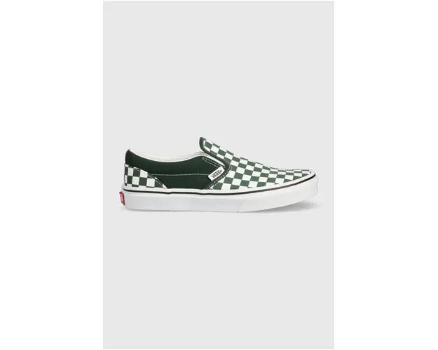 Vans tenisi copii JN Classic Slip-On culoarea verde