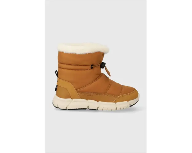 Geox cizme de iarna copii J36APB 0FUME J FLEXYPER B AB culoarea galben