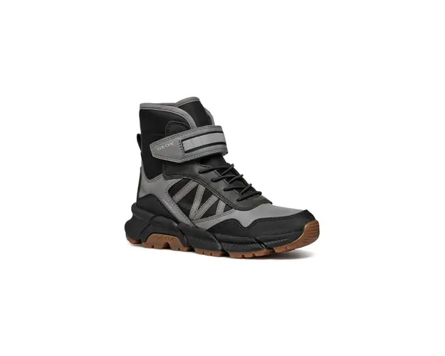 Geox cizme de iarna pentru copii J36LCD 0MEFU J FLEXYPER PLUS culoarea gri