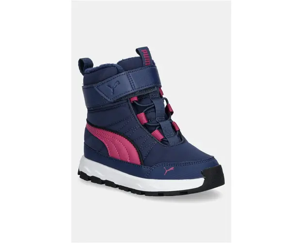 Puma cizme de iarna copii Evolve Boot AC+ PS culoarea albastru marin