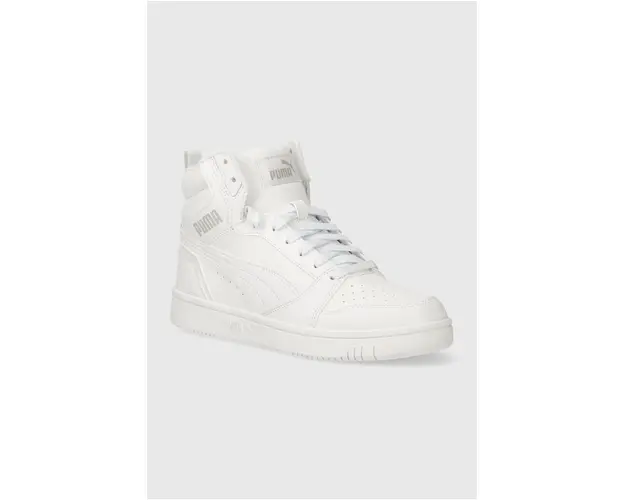 Puma sneakers pentru copii Rebound V6 Mid Jr culoarea alb