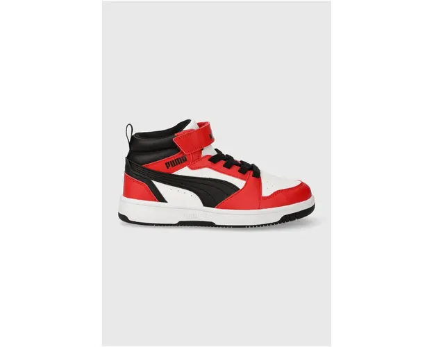 Puma sneakers pentru copii Rebound V6 Mid AC+ PS culoarea rosu