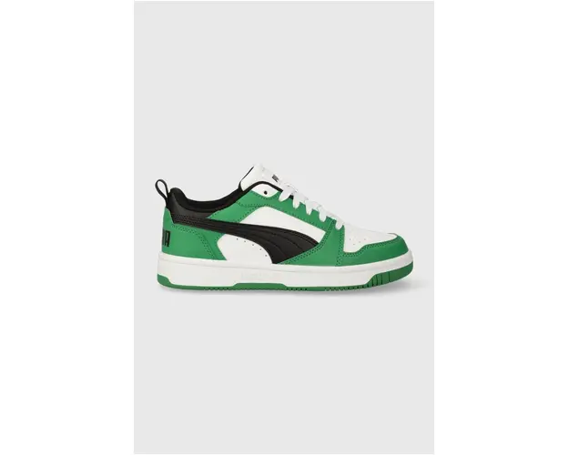 Puma sneakers pentru copii Rebound V6 Lo Jr culoarea verde