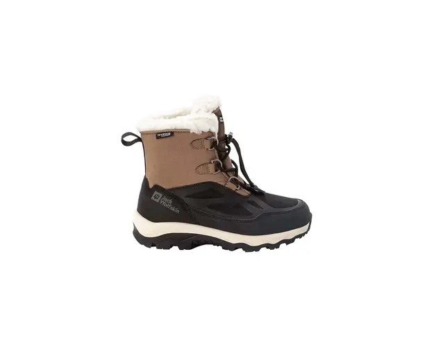 Jack Wolfskin cizme de iarna pentru copii VOJO SHELL XT TEXAPORE MID culoarea maro