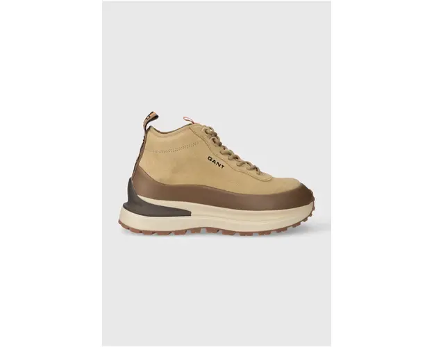 Gant sneakers din piele intoarsa Cazidy culoarea bej, 27633204.G139