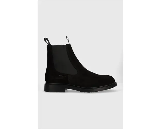Gant botine din piele intoarsa Millbro barbati, culoarea negru, 27633415.G00