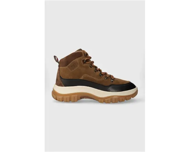 Gant pantofi Hillark barbati, culoarea maro, 27643343.G771