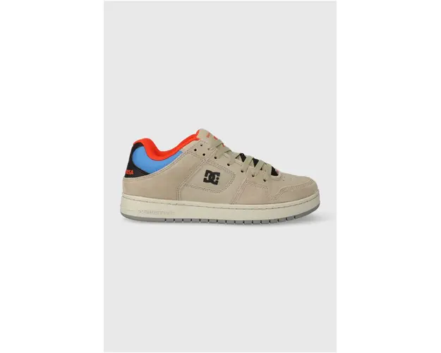 DC sneakers din piele culoarea gri